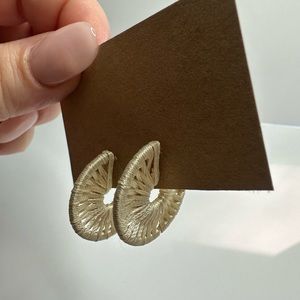 Woven Hoop Earrings